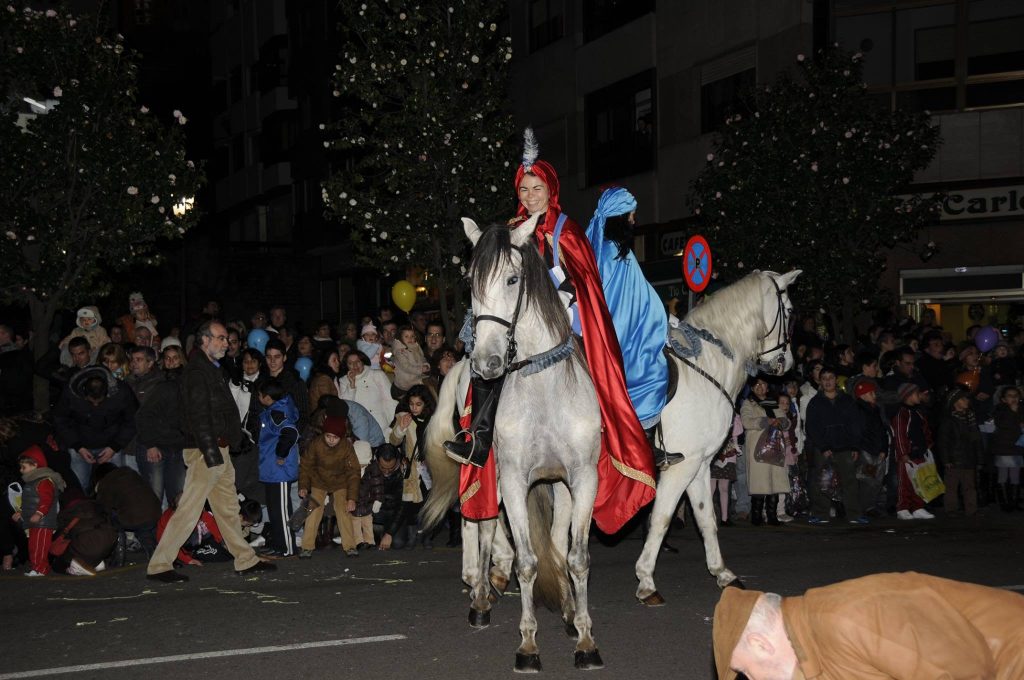 Nuestros caballos en las Cabalgatas de Reyes en Vigo